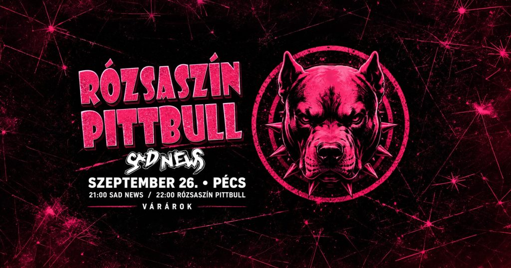 Rózsaszín Pittbull / Sad News — plakát